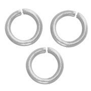 Anneaux ouverts 5x0.8 mm - Acier inoxydable 316L x100|raw }}