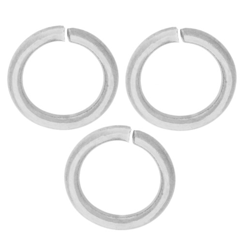 Anneaux ouverts 7x1 mm - Acier inoxydable 316L x100