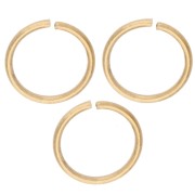 Anneaux ouverts 8x0.8 mm - Acier inoxydable 316L Doré x100|raw }}