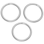 Anneaux ouverts 8x0.8 mm - Acier inoxydable 316L x100