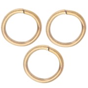 Anneaux ouverts 8x1 mm - Acier inoxydable 316L Doré x100|raw }}