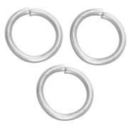 Anneaux ouverts 8x1 mm - Acier inoxydable 316L x100