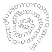 Anneaux ouverts 8x1 mm - Acier inoxydable 316L x100