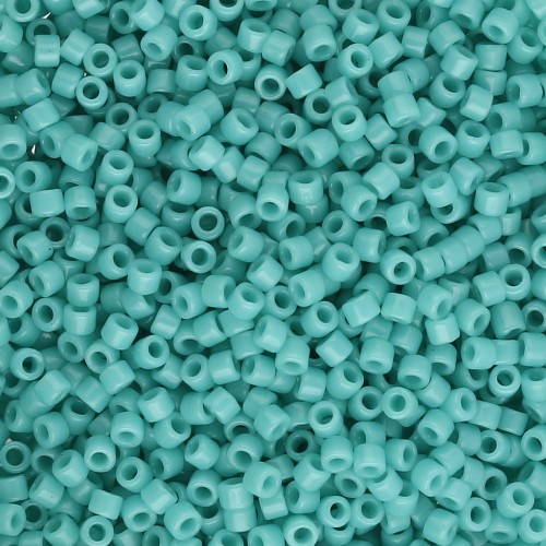 Miyuki Delica 11/0 DB0729 - Opaque Turquoise Green paquet de 100g