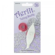 Navette - Tatting Shuttle Aerlit Vanilla Raspberry x1