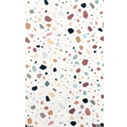 Terrazzo - Feuille de transfert VeroS 13.5x9 cm - Papier soluble pour pâte polymère - N°341 Feuille de transfert VeroS 13.5x9 cm - Papier soluble pour pâte polymère - N°341