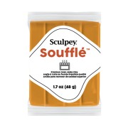 Crème - Pâte Sculpey Soufflé 48 gr - Crème brulée (n°6091) Pâte Sculpey Soufflé 48 gr - Crème brulée (n°6091)