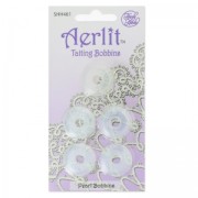 Assortiment de 5 Aerlit Tatting Bobbins Pearl|raw }}