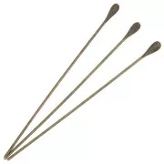 Clous têtes gouttes 51x0.7 mm bronze x10