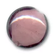 Perles bombées intérieur blanc 18 mm Amethyst x4