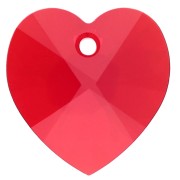 Coeur Swarovski 6228 18x17.5 mm Light Siam x1