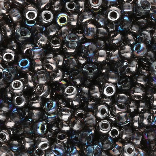 Rocaille Miyuki 8/0 55024 - Crystal Graphite Rainbow x8g