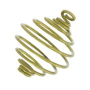 Cage à perle pendentif 18 mm bronze x1|raw }}