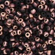 Rocaille Miyuki 8/0 55045 - Black Capri Rose Mat x8g|raw }}