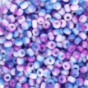 Rocaille Miyuki 8/0 55056 - Opaque White Funky Blue x8g|raw }}
