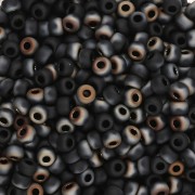 Rocaille Miyuki 8/0 4561 - Black Valentinite Mat x8g|raw }}
