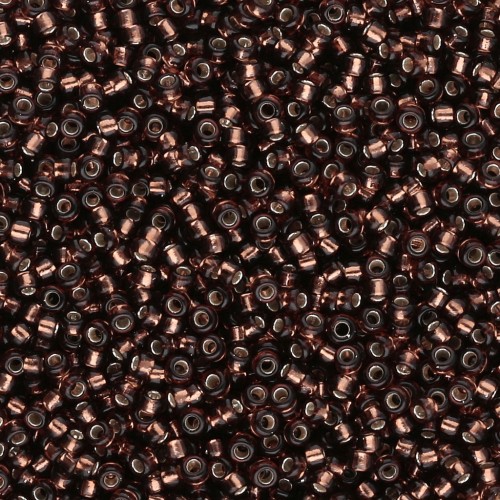Rocaille Miyuki 15/0 5 - Dark Topaz Silver Lined x8g
