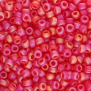 Rocaille Miyuki 8/0 140FR - Transparent Light Red AB Mat x8g|raw }}