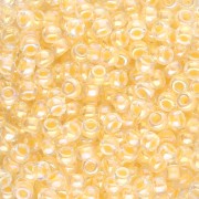 Rocaille Miyuki 8/0 273 - Light Yellow Lined Crystal AB x8g|raw }}