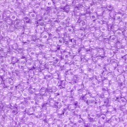 Rocaille Miyuki 15/0 222 - Orchid Lined Crystal x8g|raw }}