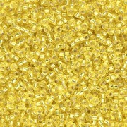 Rocaille Miyuki 15/0 6 - Yellow Silver Lined x8g|raw }}