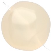 Champagne - Perles rondes irrégulières facettées 12 mm résine transparente - Champagne x4 Perles rondes irrégulières facettées 12 mm résine transparente - Champagne x4