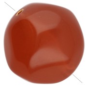 Brique - Perles rondes irrégulières facettées 12 mm résine transparente - Brique x4 Perles rondes irrégulières facettées 12 mm résine transparente - Brique x4