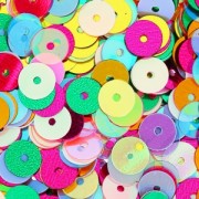 Assortiment de sequins  6 mm Multicolore x10g|raw }}