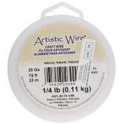 Fil de cuivre rond 0.81 mm Artistic Wire - Naturel Anti-ternissement x24m
