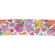 Blanc - Biais en tissu Liberty - Organic - Blanc - Fuchsia - Lilas x1m Biais en tissu Liberty - Organic - Blanc - Fuchsia - Lilas x1m