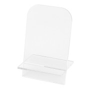 Porte carte en acrylique 12x7 cm - support pour carte visite - Transparent x1|raw }}