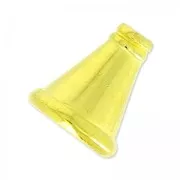 Perles Cônes lisses 10x11 mm Doré à l'or fin x2