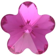 Cabochon Fleur Swarovski 4744 10 mm Fuchsia x1