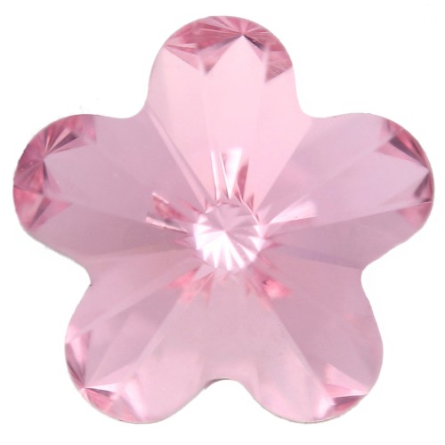 Cabochon Fleur Swarovski 4744 10 mm Light Rose x1