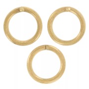 Anneaux fermés 5x0.7 mm - Acier inoxydable 316L Doré x100|raw }}