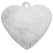 Breloque coeur ImpressArt 16x16.5 mm - Aluminium x1|raw }}