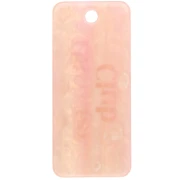 Pendentif rectangle 55x25 mm acétate - Daronne Club - Saumon marbré nacré x1