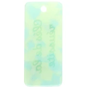 Pendentif rectangle 55x25 mm acétate - Clés de la réussite - Marbré Multi vert x1
