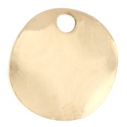Doré Or Fin - Or 24K - 999/1000 - Sequins ronds ondulés 8 mm - Doré à l'or fin x10 Sequins ronds ondulés 8 mm - Doré à l'or fin x10