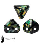 Jet - Perles en verre Super-Khéops® par Puca® 6 mm - Enamel Green x10g Perles en verre Super-Khéops® par Puca® 6 mm - Enamel Green x10g