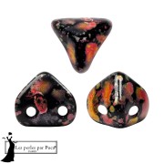 Jet - Perles en verre Super-Khéops® par Puca® 6 mm - Enamel Orange x10g Perles en verre Super-Khéops® par Puca® 6 mm - Enamel Orange x10g