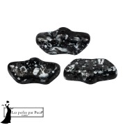 Perles en verre Delos® par Puca® 6x11 mm - Enamel Grey x10g