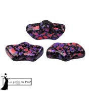 Jet - Perles en verre Delos® par Puca® 6x11 mm - Enamel Purple and Red x10g Perles en verre Delos® par Puca® 6x11 mm - Enamel Purple and Red x10g