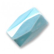 Cylindres magnétiques facettés 5x8 mm Turquoise x10|raw }}