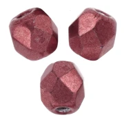 Facettes 3 mm - Saturated Metallic Valiant Poppy x50
