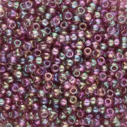 Rocaille Miyuki 11/0 256D - Transparent Dark Smoky Amethyst AB x8g|raw }}