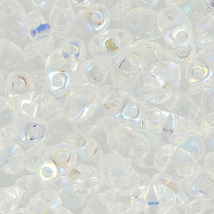 MiniDuo 2x4 mm Crystal AB x10g