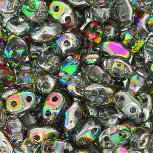 MiniDuo 2x4 mm Crystal Vitrail x10g