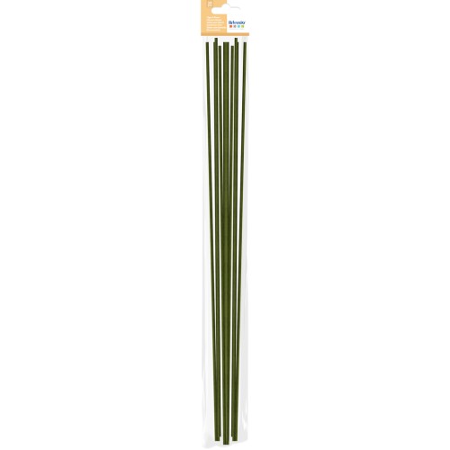 Set de 10 tiges pour fleurs 40 cm - Artemio - Vert