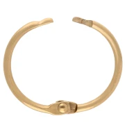 Porte clés anneau 31 mm - Acier inoxydable 304 Doré x1